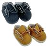 niannyyhouse 10cm Doll Shoes Length 3.8cm 4in Plush Doll Dress Up (Black+Khaki) view 1