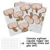 18pcs Glitter Poop Dessert Cupcake Topper Pick for Funny Theme Decor Supplies Men Women Happy Birthday Party Decoration view 3