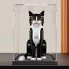 Acrylic Display Box for 21349 Tuxedo Cat Model, Assembled Dustproof Display Box,Storage Box (Display Box Only) (2mm) view 2