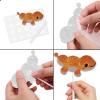 18pcs Glitter Leopard Gecko Dessert Cupcake Pick for Reptile Pet Theme Decor Supplies Men Women Happy Birthday Party Decorations view 4