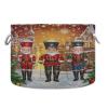 Flradish Christmas Nutcracker Cotton Rope Baske,20" X 20" X 14" Woven Baby Soft Waterproof Laundry Baskets with Handles,Toy Basket for Storage,Living Room,Toy,Blankets,Clothes view 1