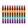 10PCS Stacking Pen for Kid Adult 10 Color Colorful Crayon Pencils Crayon Pen for Drawing Doodling Books view 1