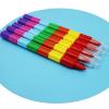10PCS Stacking Pen for Kid Adult 10 Color Colorful Crayon Pencils Crayon Pen for Drawing Doodling Books view 4