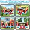 AKEYDIY Big Inflatable Bounce House for Big Kids, 13FT Outdoor Inflatable Bouncers with Blower, Double Basketball Hoop, Throw Ball Game, Punching Game, Jumping Bouncy Castle (Extra Large Bounce House) view 3
