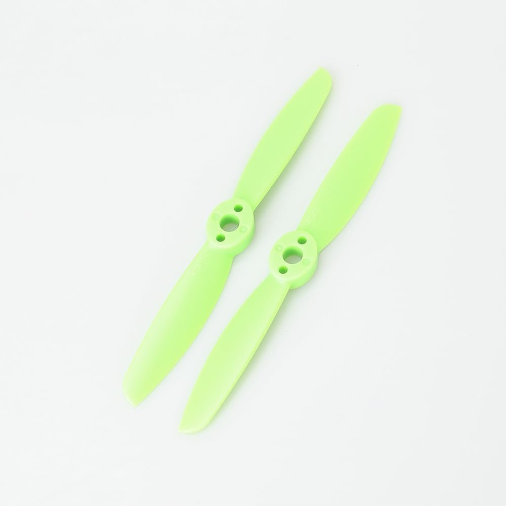 1 Pair 4045 4inch 4X4.5 Propeller CW CCW 1104 1106 1306 1407 1406 Brushless Motor Prop for Mini RC FPV Racing Drone Quadcopter(Green 1 Pair)