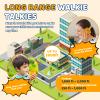 Toys, Kids Toys Walkie Talkies for Kids 2 Pack, Construction Theme Long Range Outdoor, Easy to Use, Best Gifts for Toddler Boys & Girls Ages 2-7 (Yellow) view 3