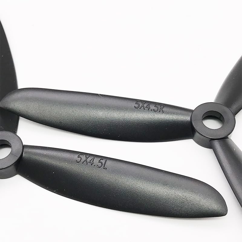 1/2 Pairs 5045/6045 3-Blade Propeller 5x4.5 6x4.5 CW CCW for RC FPV Drone Airplane Fixed Wing Part(2 Pairs 6045)