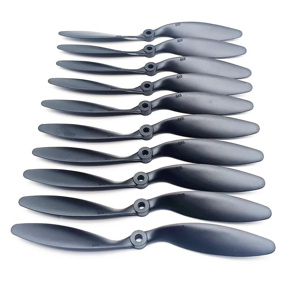 10/20pcs 8060 Propellers Glass Fiber & Nylon Props for KT su27 RC Airplane Quadcopter Perfect 8x6 RC Airplane Propellers Blades(8060 10pcs)