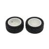 4Pcs 50mm Rubber Tire Tyre Wheel for SG1603 SG1604 SG1605 UDIRC UD1601 UD1602 UD1603 UD1604 1/16 RC Car Upgrade Parts(White) view 4