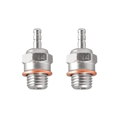 2pcs 6pcs N3 N4#3#4 Hot Spark Glow Plug Replace OS For HSP HPI Red-cat 1/8 1/10 RC Nitro Engines Car Truck Buggy replacement part(2pcs N4)