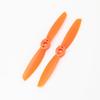 1 Pair 4045 4inch 4X4.5 Propeller CW CCW 1104 1106 1306 1407 1406 Brushless Motor Prop for Mini RC FPV Racing Drone Quadcopter(Orange 1 Pair) view 1