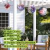 10 Pack Sublimation Wind Spinner Blanks 10 Inch,3D Wind Spinners Sublimation Blanks Products Bulk Aluminum Metal Sublimation Blank Wind Spinner for DIY Gift Indoor Outdoor Decoration view 2