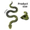 SUMLAND 3D Printed Snake,3D Printed Animals,24 Inch 3D Printed Fidget ToysArticulated 3D Printed Crystal AnacondaHome Office Executive Desk Decoration Black Gold view 4