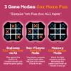 3 in 1 Electronic Tic Tac Toe Game, Handheld Digital Tic Tac Toe Bolt Game with Silent Mode, Portable Learing Toys Gift for Kids & Adults, Pink view 4