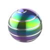 High-Gloss Silver Wire Rotating Desktop Ball Transfer top Amazon Cross-Border fingertip Burst Spin Decompression Douyin Toy view 1