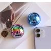 High-Gloss Silver Wire Rotating Desktop Ball Transfer top Amazon Cross-Border fingertip Burst Spin Decompression Douyin Toy view 3