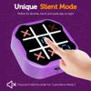 3 in 1 Electronic Tic Tac Toe Game, Handheld Digital Tic Tac Toe Bolt Game with Silent Mode, Portable Learing Toy Gift for Kids & Adults, Purple(One Pack) view 2