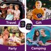 3 in 1 Electronic Tic Tac Toe Game, Handheld Digital Tic Tac Toe Bolt Game with Silent Mode, Portable Learing Toy Gift for Kids & Adults, Purple(One Pack) view 3