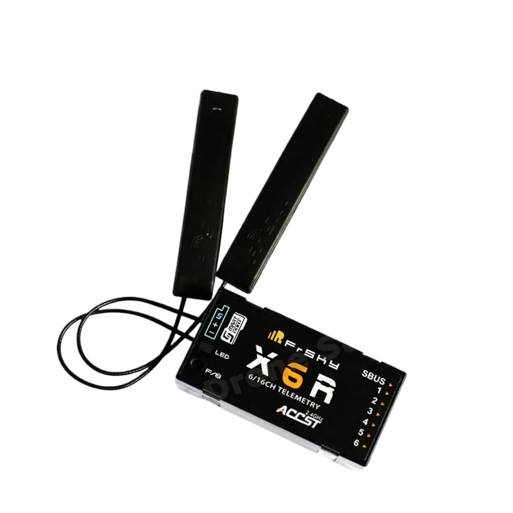 CUIPPWRJ X6R 2.4G 16CH SBUS Receiver with PCB and Port Data Return Compatible with Taranis Jumper Radiomaster TX16S RC Drone