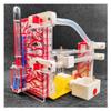 3D Ant Farm,DIY Ants Farms Kit Acrylic Large Viewing Area Villa with Feeding and Rubbish Area Castle Ants Habitat Box Educational Science Learning Kits Home School Experiment GiftsRed view 1