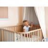 100% Cotton Kids Bed Canopy for Child Bedroom | Pom Pom String Accessory & Nursery Crib Hanging Curtain | Mosquito Net Bedding for Girls Play Room Decoration | Reading Nook Canopies Toddler Dome Tent view 3