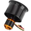 POENVFPO QXMotor 50mm EDF 12 Blades Ducted Fan with QF261150mm Brushless Motor for RC Airplane, Aluminum Alloy, Black, 4600KV (CCW) view 2