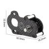 Ultra-Light Portal Transmission Carbon Gearbox with Adapter Plate for 1/10 Comp Rigs LCG Chassis view 2