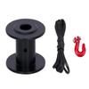 25t Steering Gear Servo Winch Spool Nylon Rope for 1/10 Rc Crawler Car SCX10 Wraith TRX4 Capra VS4-10 LCG Chassis Rescue Tools (25x16mm 3 in 1 Black) view 1