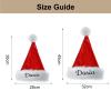 BAUMA AUTO Personalized Embroidered Christmas Hats, Custom Santa Hats with Name for Kids Adult, Gifts for Women Men (Style 3) view 2