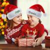 BAUMA AUTO Personalized Embroidered Christmas Hats, Custom Santa Hats with Name for Kids Adult, Gifts for Women Men (Style 3) view 3