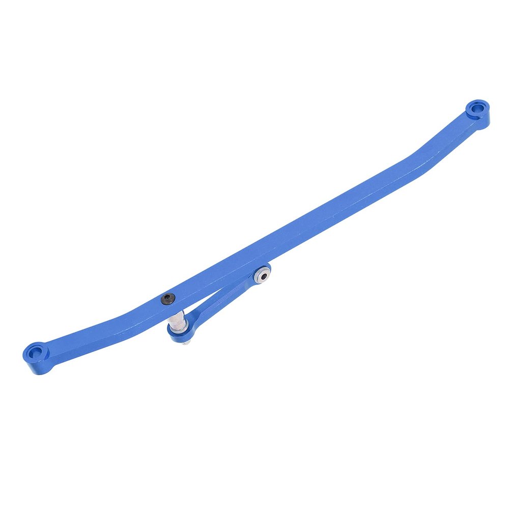 Aluminum Alloy Steering Rod Linkage Set, Crediable RC Accessory Compatible with LOSI LMT Solid AXLE 1/8 RC Car (Blue)