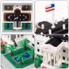 Aigidusansu White House Famous Landmark Model Set, 2300pcs World Architecture Mini Diamond Blocks Bricks, Building Toy 3D Puzzle for Adults 14 Teens(White House) view 2