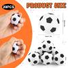 20Pcs 1.6 Inch Mini Soccer Sports Stress Ball,Mini Foam Squeeze Sports Balls,Mini Soccers Bulk for Soccer Birthday Party School Carnival Party Supplies Outdoor Games view 2