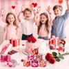 Childom 36 Pcs Valentines Slap Bracelets,Valentines Party Favors,Valentine's Day Decorations,Valentine's Day Gifts Bracelets Bulk Toys for Classroom Prizes,Goodie Bag Stuffers,Birthday,Holiday,Outdoor view 3