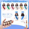 Bememo 50 Pcs Little Jesus Figures Original Design Mini Jesus Figures Toys to Hide and Seek Sunday School Baptism Share Gifts Stuffers Religious Party Favors view 2