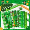 Childom 36 Pcs St. Patrick's Day Slap Bracelet,St Patricks Day Favors,St Patricks Day Decorations Gifts Bracelet Decorations,Bracelets Bulk for Home School Classroom Prizes Anniversary Holiday Outdoor view 4