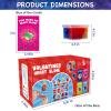 28 Packs Valentines Day Gifts for Kids, Valentines Galaxy Hearts Slime with Valentines Cards Stress Relief Fidget Toy for Kids Boys Girls School Classroom Prizes Party Favors Valentine Exchange Gifts view 3