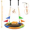 40 Inch Tree Swing Spider Web Tree Swing,800Lb Weight Capacity,900D Oxford Waterproof with Handles, with 71" Adjustable Hanging Strapsfor Backyard,Gifts for Kids Playground (40Inch-3Colors) view 4