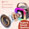 Fede Karaoke Machine for Kids Adults, Mini Karaoke Machine with 2 Wireless Microphones, Portable Bluetooth Speaker with Voice Changing Effects & LED Lights, Best Gifts Toys for Girls and Boys view 4