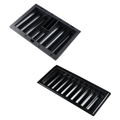 QUMIIRITY 2pcs Poker Chip Tray Poker Chip Holder for Game Plastic Table Rack Storage