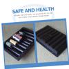 QUMIIRITY 2pcs Poker Chip Tray Poker Chip Holder for Game Plastic Table Rack Storage view 2