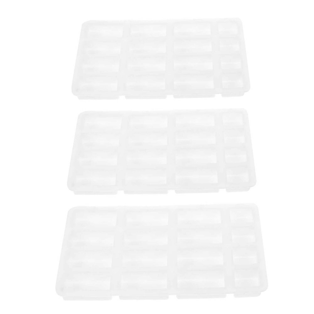 GLSTOY 3pcs Brick Mold for DIY Mini Brick Making Mold Table DIY for Miniature Building Scenery Random Color