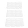 GLSTOY 3pcs Brick Mold for DIY Mini Brick Making Mold Table DIY for Miniature Building Scenery Random Color view 1