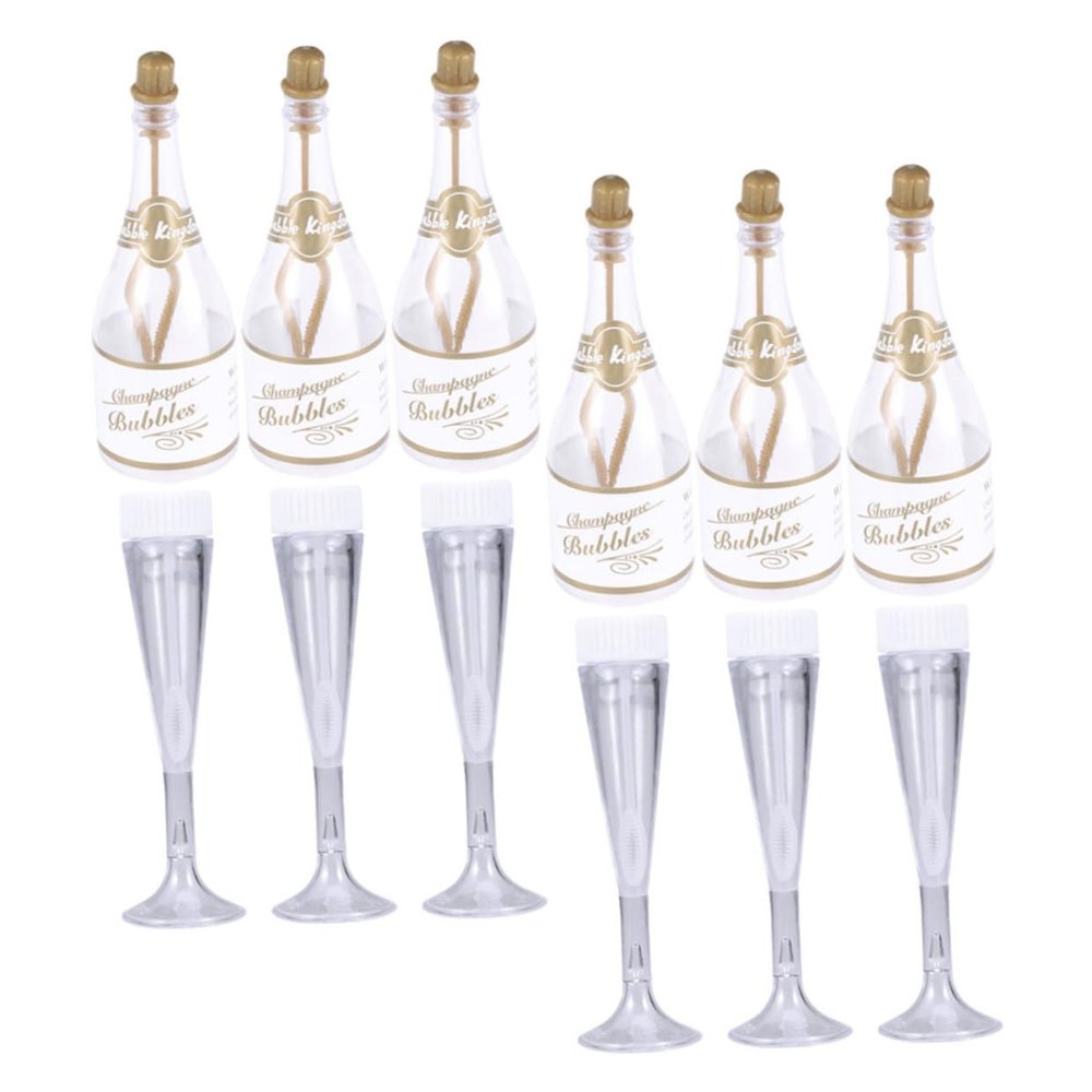 GAROZATION 1set Bubble Bottles for Weddings and Parties Refillable Decorative and for Bubble Liquid and Unique Favors