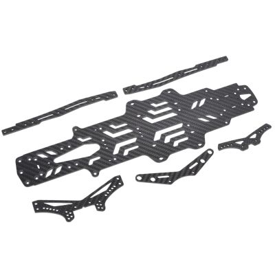 1:10 RC Car Carbon Fiber Chassis Frame Upgrade Kit for MST RMX 2.0S/ RRX2.0S Drift Chassis
