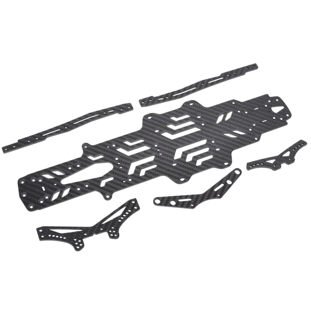1:10 RC Car Carbon Fiber Chassis Frame Upgrade Kit for MST RMX 2.0S/ RRX2.0S Drift Chassis