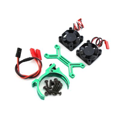 4068 4074 4082 4268 4274 Motor Heat Sink Cooling Fan 40-42Mm Motor for 1/7 1/8 RC Car for ARR-ma for TRA-XXAS,Green