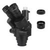 LIUZHENZHEN 7X-45X 3.5X-90X Simul-Focal Trinocular Microscope Zoom Stereo Microscope Head 0.5X 2.0X Auxiliary Objective Lens C-Mount Camera(Wiht 0.5X 165mm) view 1