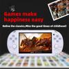 HLF 4.3 inch Retro Video Game Console Build 2200 Games for Multiple Emulators Dual Joystick Ergonomics Appearanc Support Instant Save/Load Portable Console Game Player MP3/4 Gifts (White) view 2