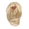 1/6 Ball Jointed Doll Wig for 15 to 17cm Doll Milk Gold Long Hair with Bangs Doll Wig, Exquisite Craftsmanship, 1/6 Doll Wig, Lifelike Wear, High Temperature Silk, Glossy view 4